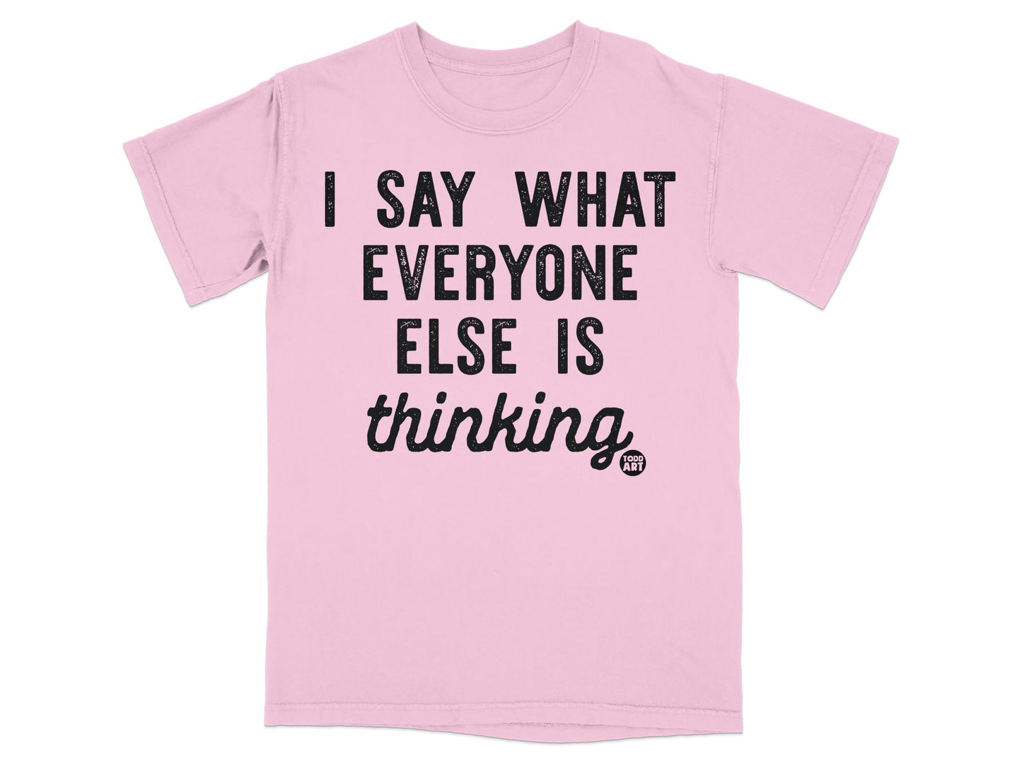 I Say What Everyone Else Is Thinking T-Shirt