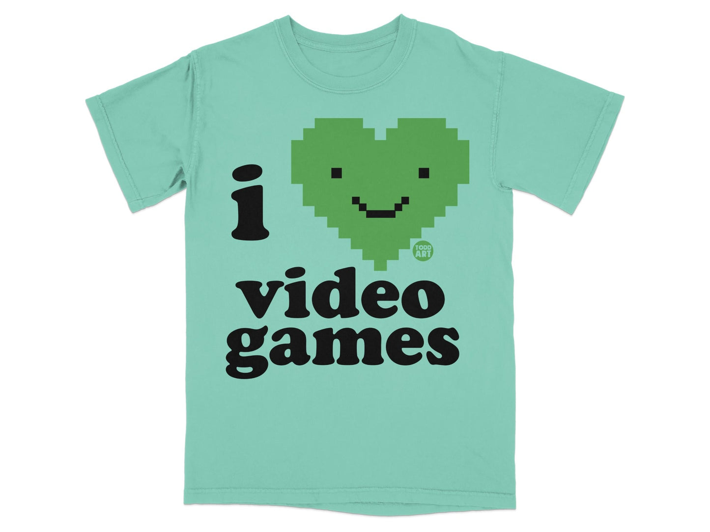I Heart Video Games Graphic Tee Shirt Gaming Apparel
