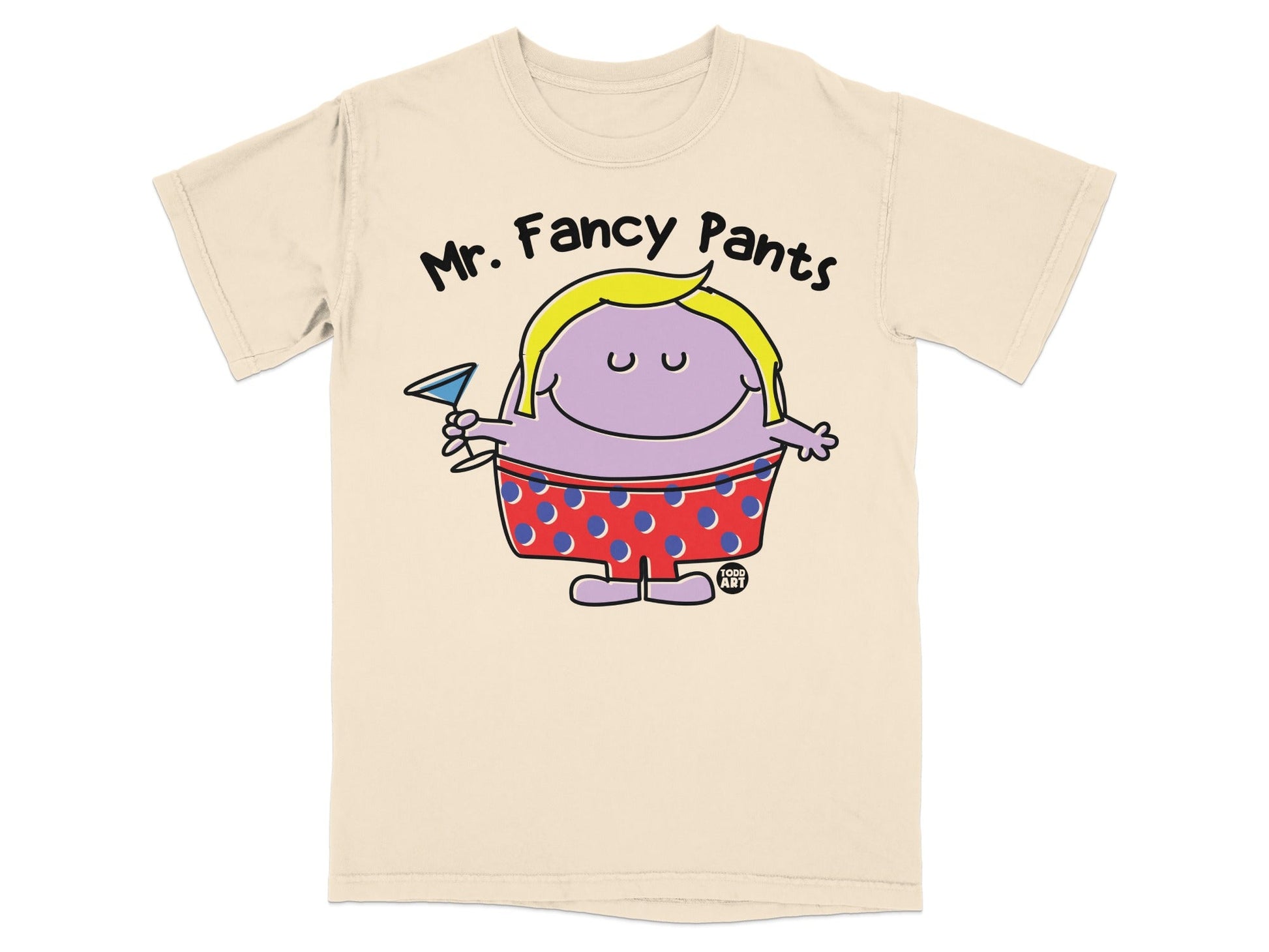 Mr. Fancy Pants Cartoon Character T-Shirt Product