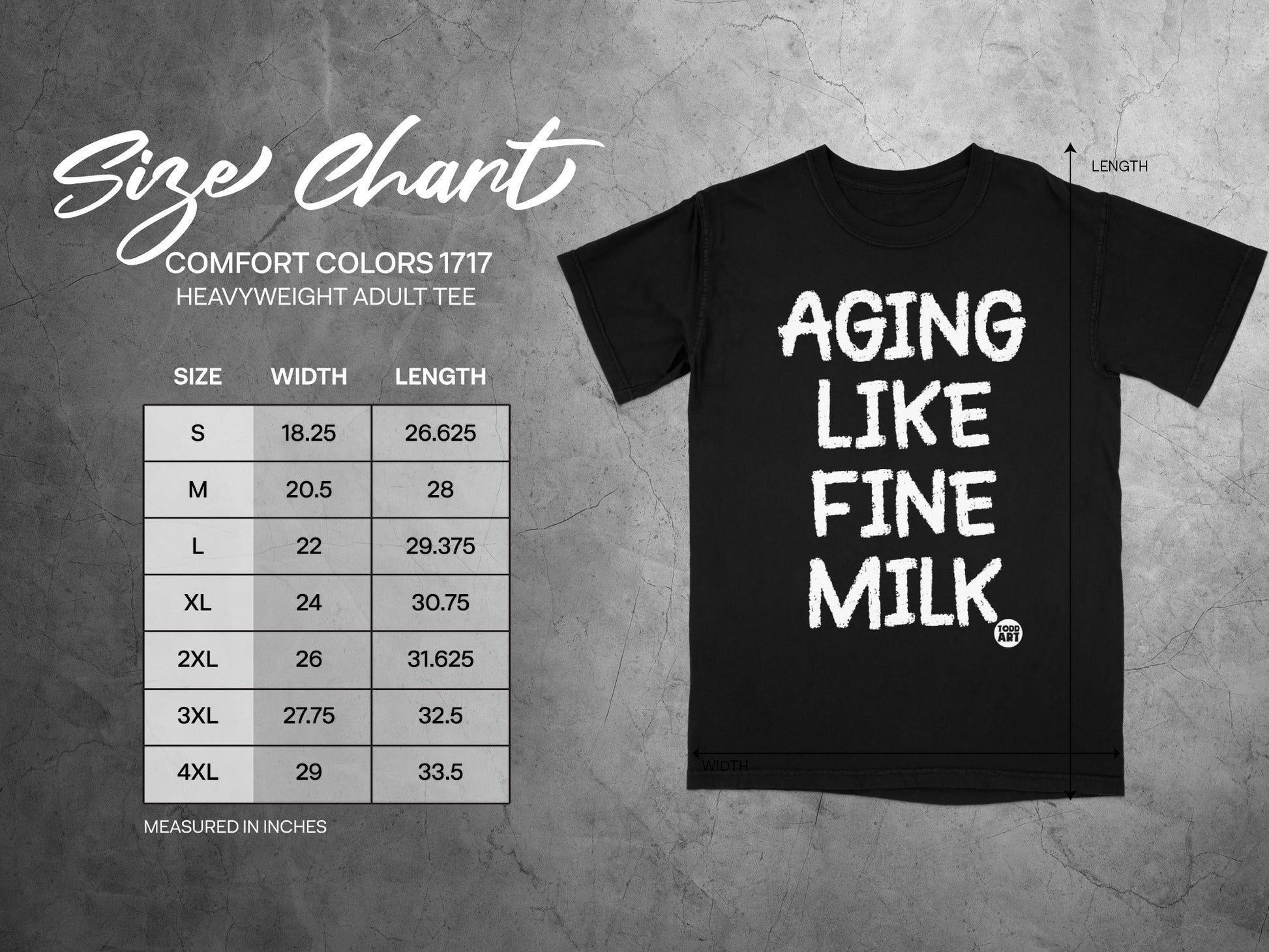 Aging Like Fine Milk Graphic Tee for Adults
