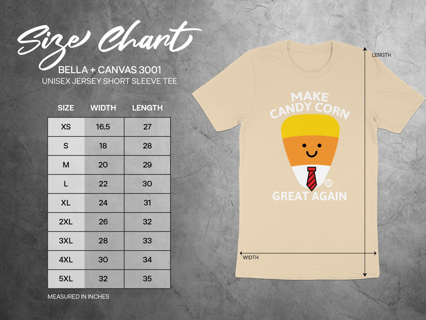Make Candy Corn Great Again Unisex Short Sleeve Tee