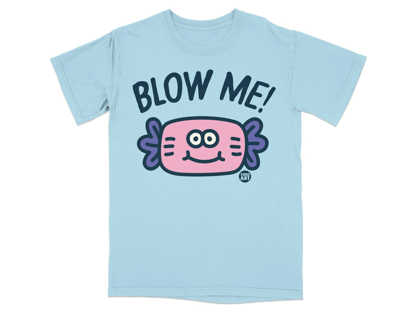 Blow Me! Todd Art Cute Fish Tee Shirt