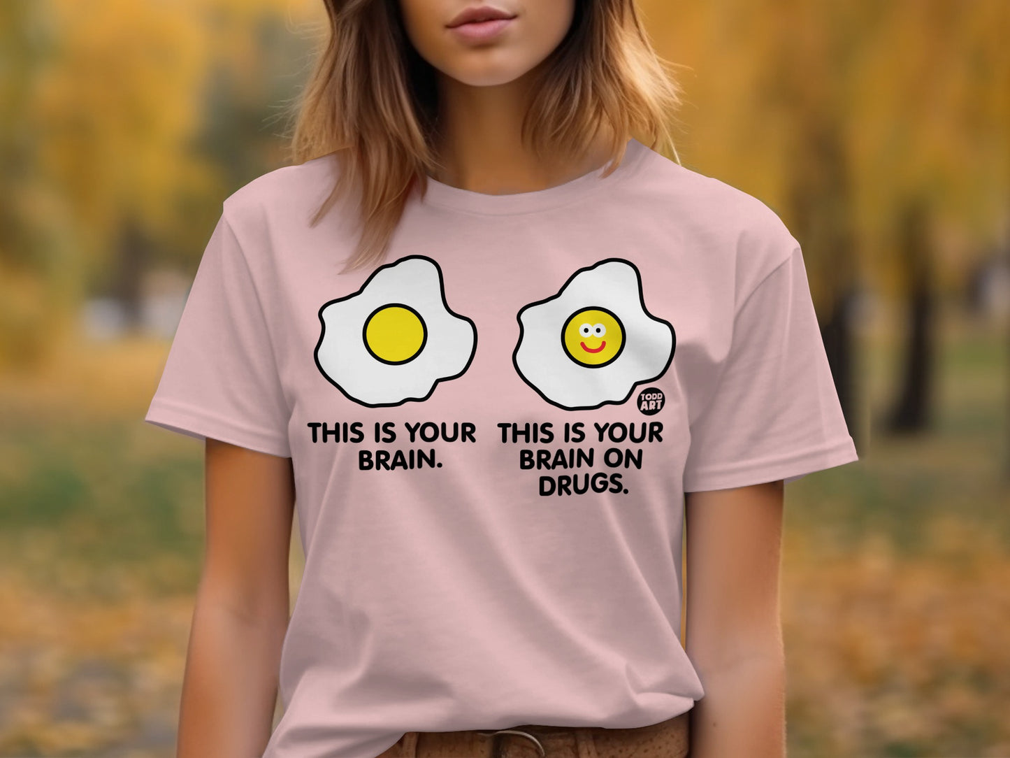 This is Your Brain Funny Fried Egg Graphic T-Shirt product