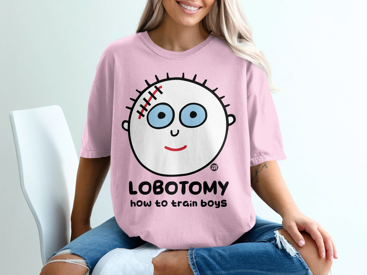 Lobotomy How to Train Boys Graphic T-Shirt