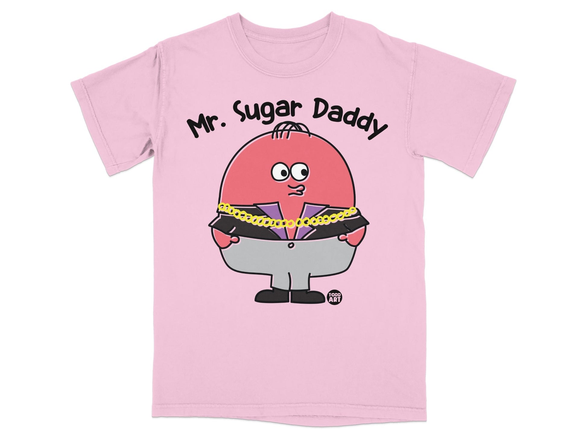 Mr. Sugar Daddy Graphic T-Shirt Fun and Quirky Design