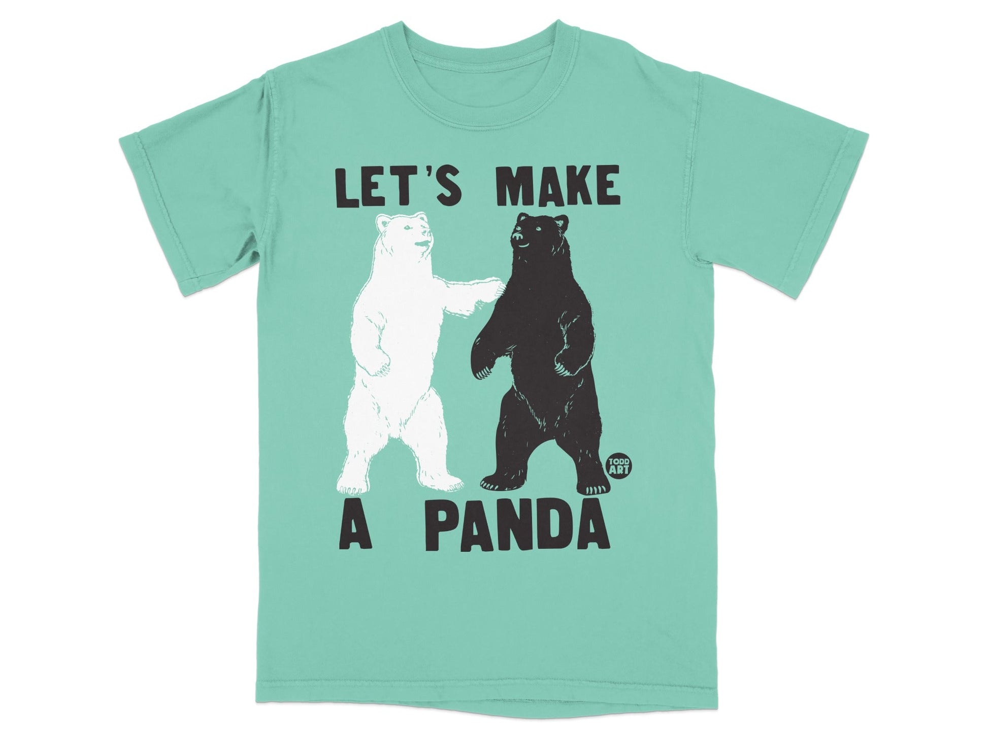Let's Make a Panda Bears Humorous Graphic T-Shirt