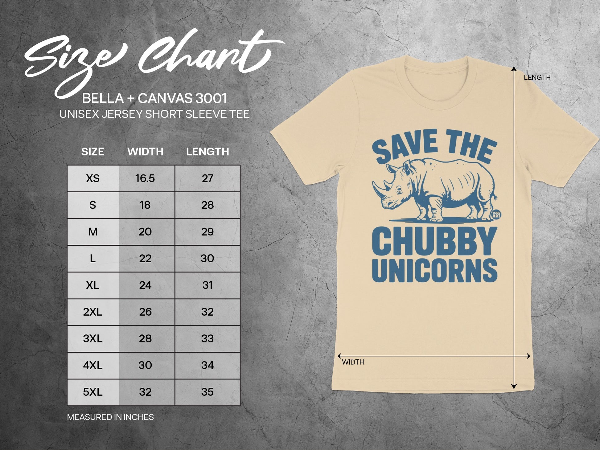 Save the Chubby Unicorns Short Sleeve Tee