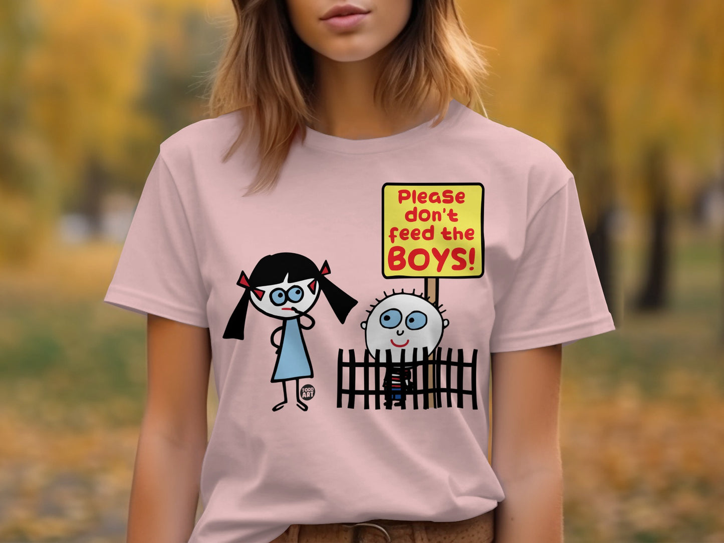 Please Don't Feed the Boys Graphic Tee