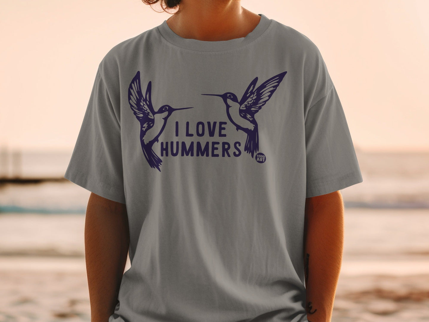 I Love Hummers Hummingbird Graphic Tee