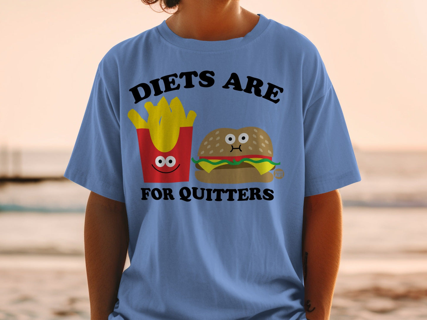 Funny Diets Are For Quitters Graphic T-Shirt