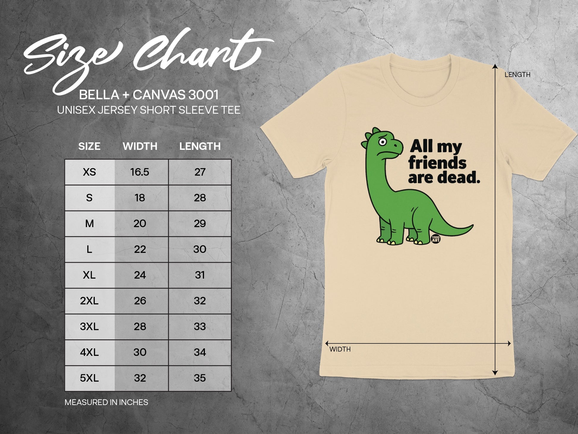 Cute Dinosaur Graphic All My Friends Are Dead Tee
