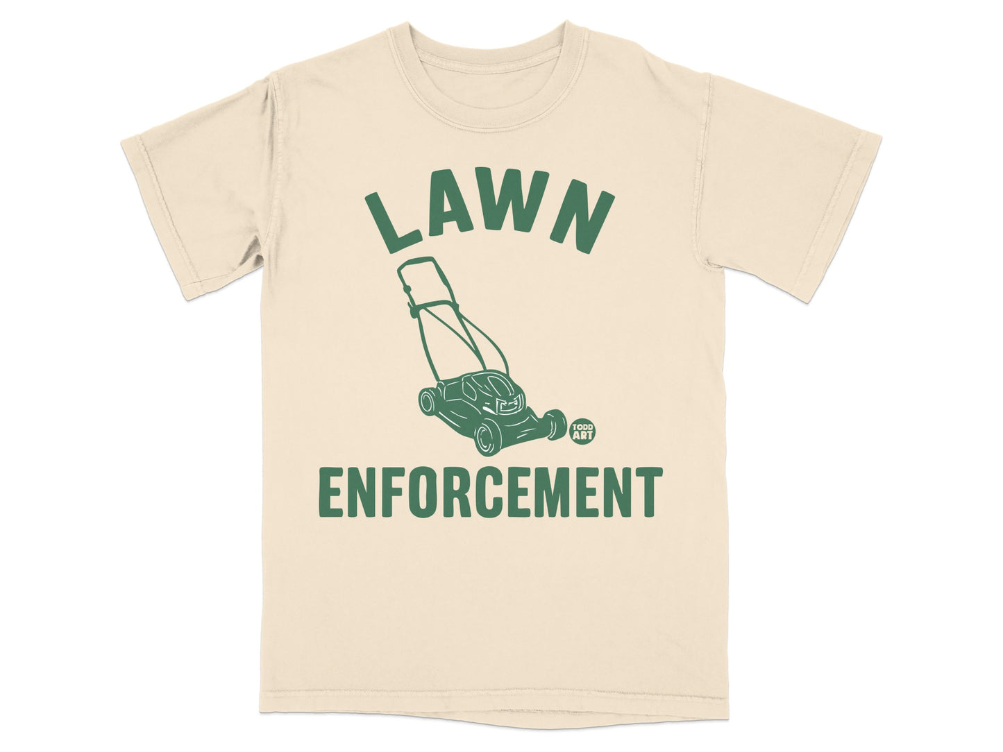Lawn Enforcement Lawnmower Humor Todd Art product type