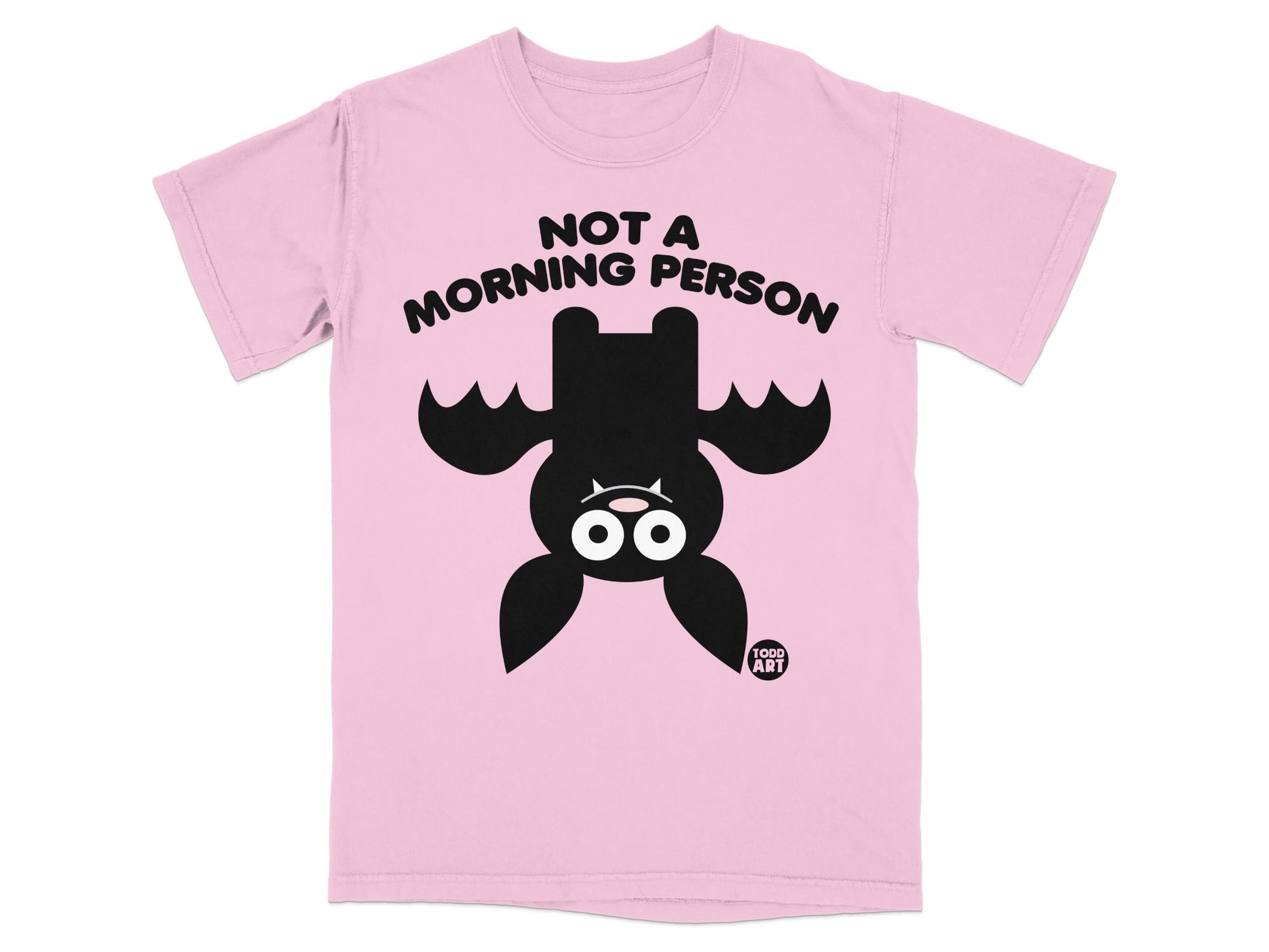 Not A Morning Person Funny Bat Graphic T-shirt