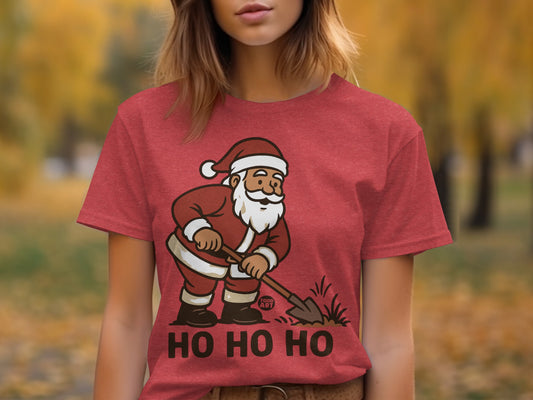 Festive Santa Ho Ho Ho Graphic T-shirt