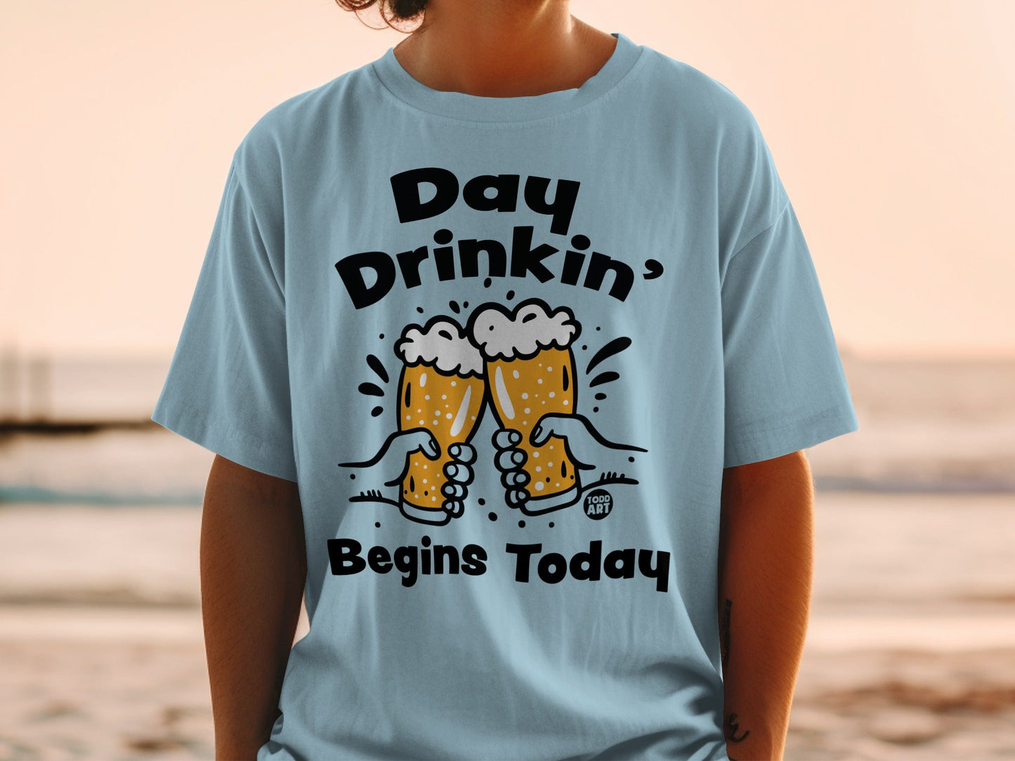 Day Drinkin' Begins Today Graphic T-Shirt