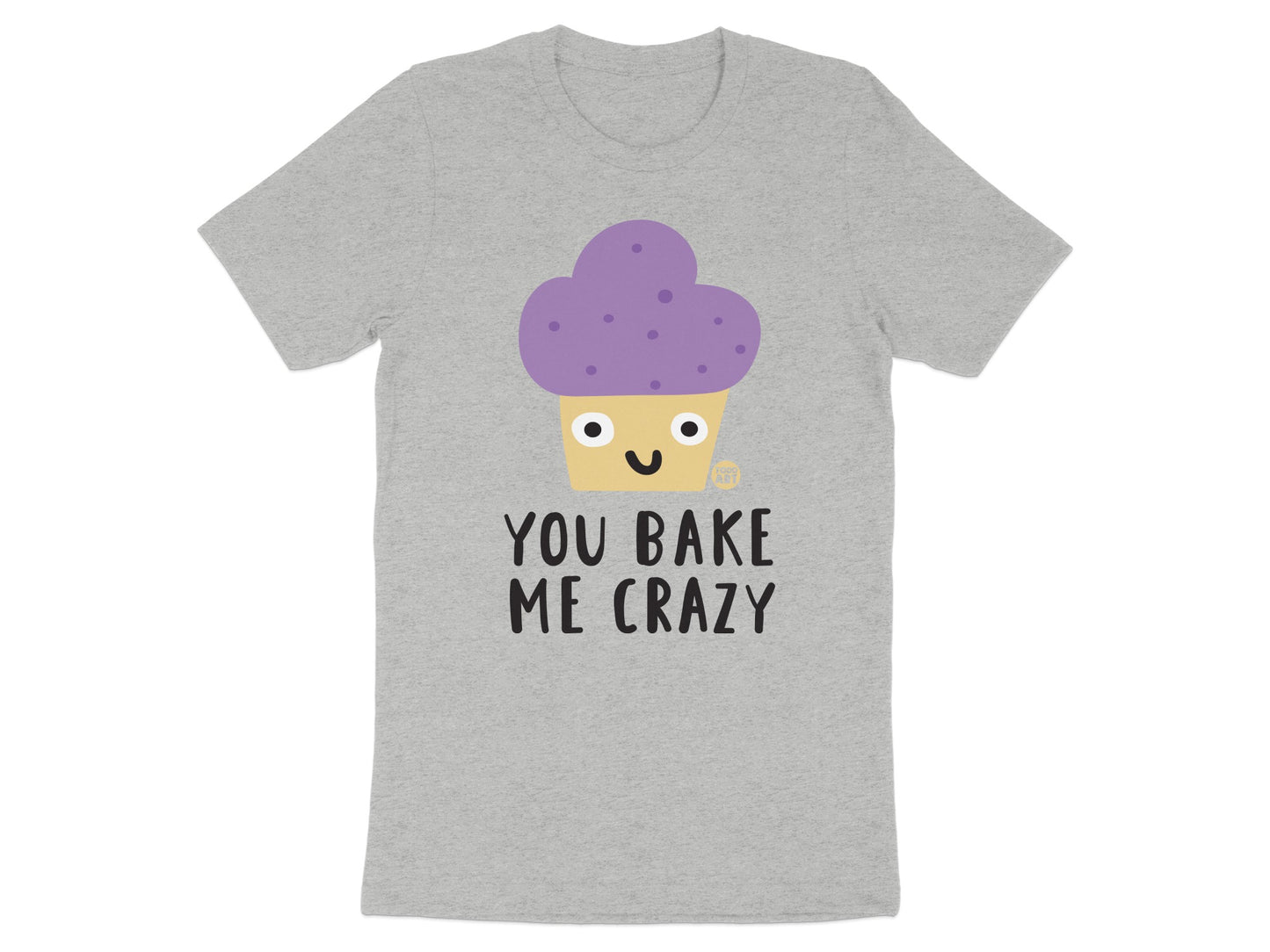 You Bake Me Crazy Purple Muffin T-shirt