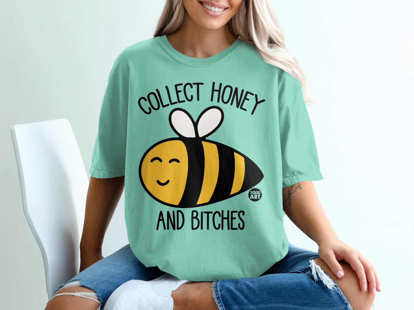 Collect Honey And Bitches Bee Graphic Shirt