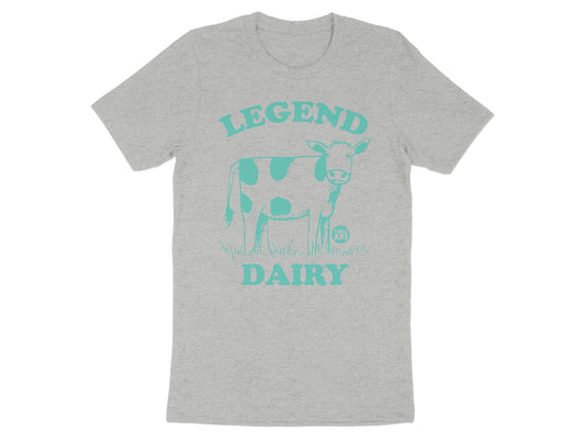 LEGEND DAIRY Funny Cow Graphic Design T-shirt