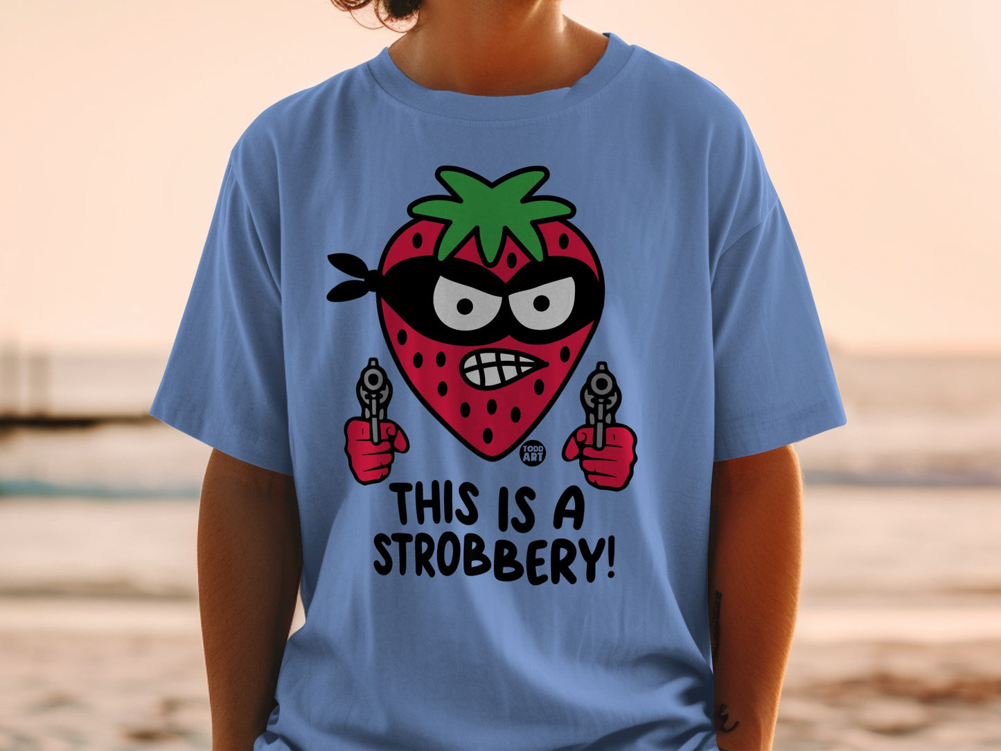Funny Strawberry Gangster Pun Strobbery Design product type