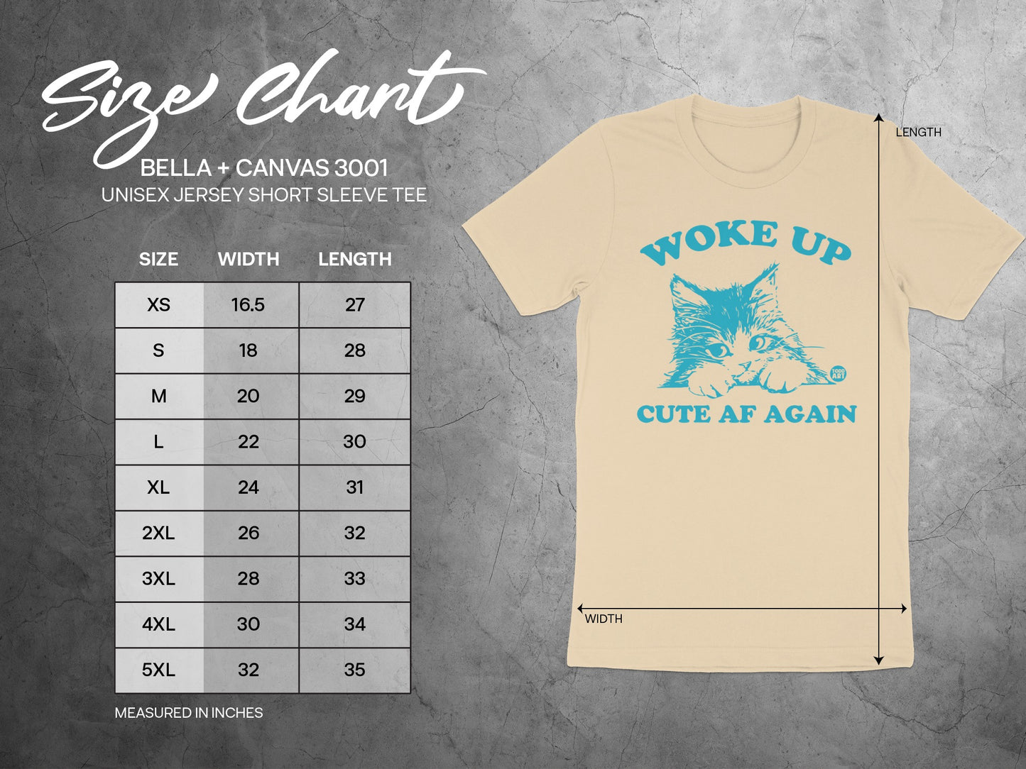 Woke Up Cute AF Again Unisex Jersey Tee product type