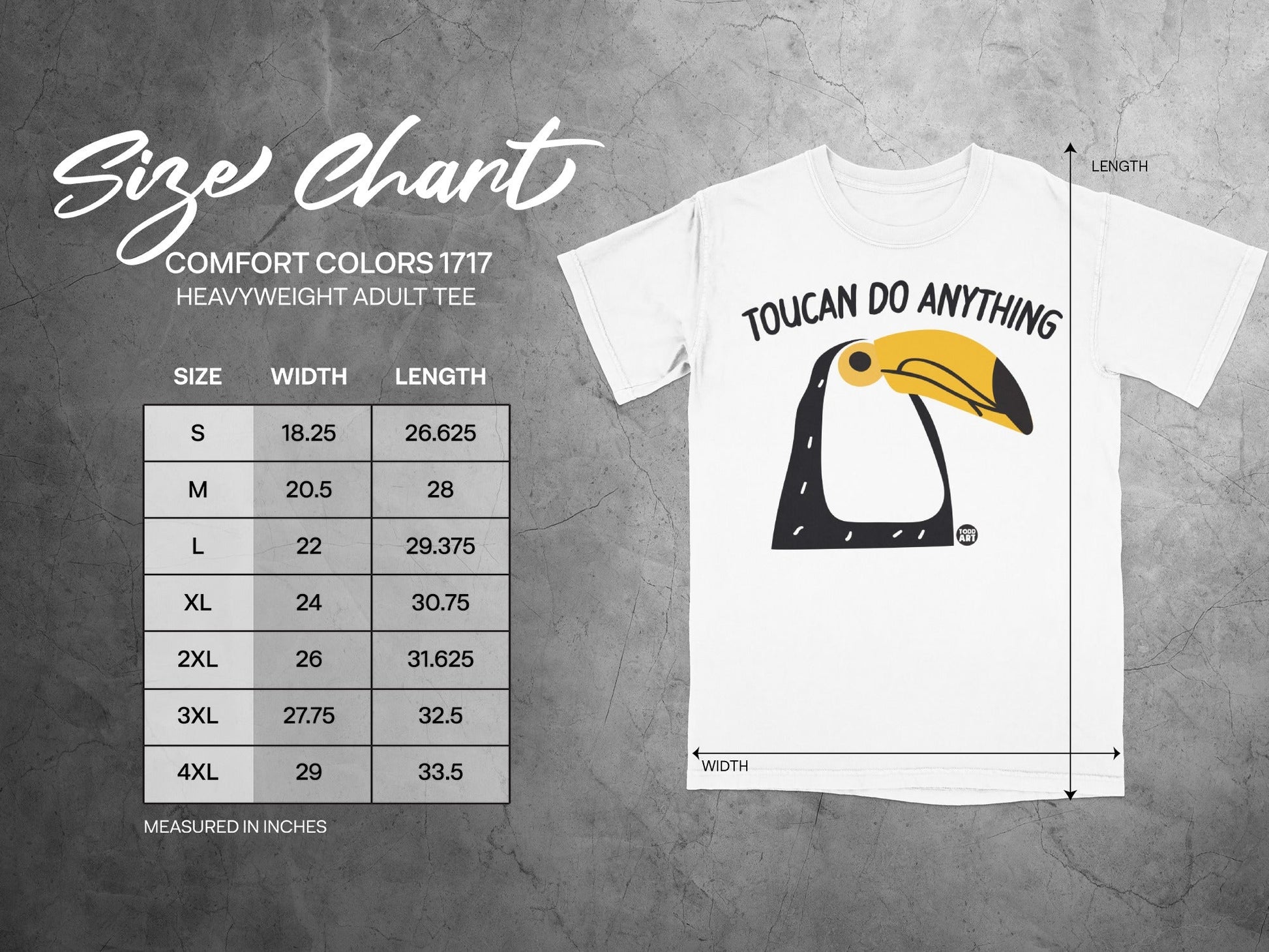 Toucan Do Anything Graphic Lightweight Tee