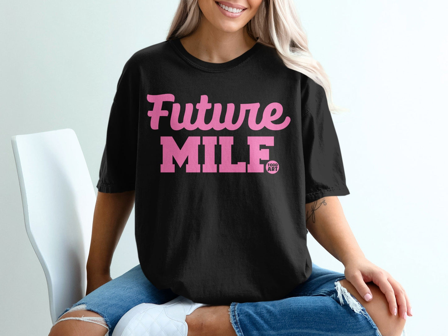 Future MILF Todd Art Graphic Tee Shirt