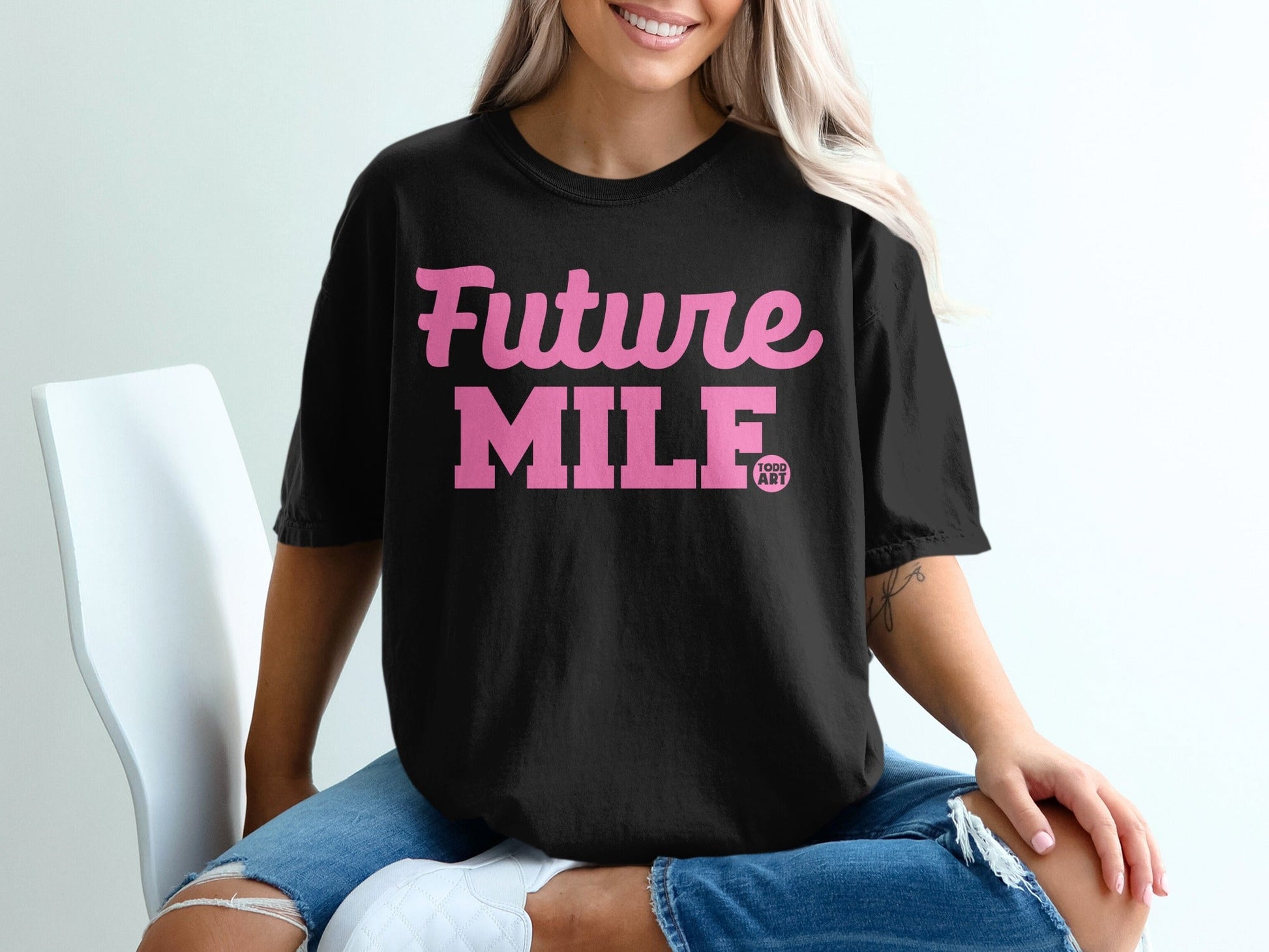 Future MILF Todd Art Graphic Tee Shirt