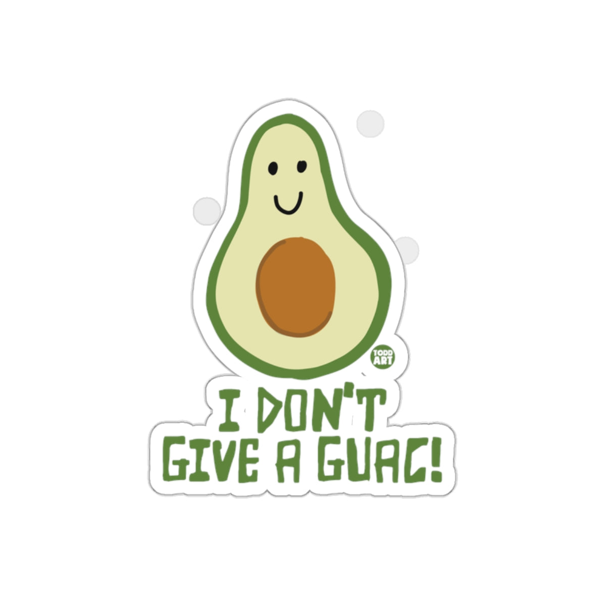 I Don't Give A Guac Funny Avocado Cartoon product