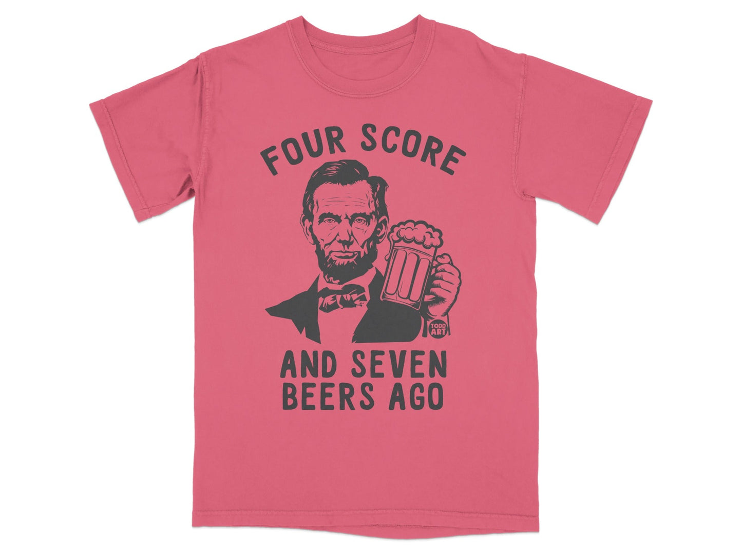 Four Score And Seven Beers Ago Graphic T-Shirt