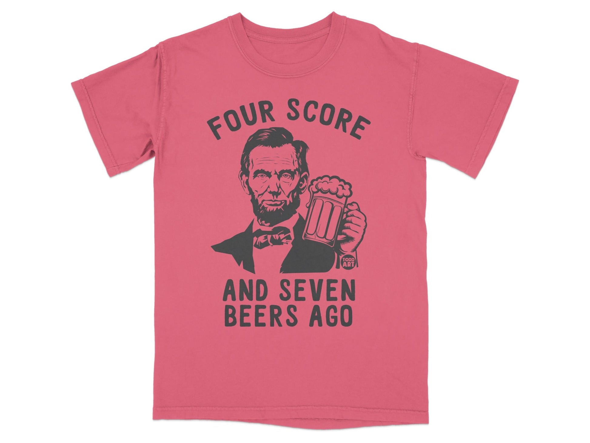 Four Score And Seven Beers Ago Graphic T-Shirt