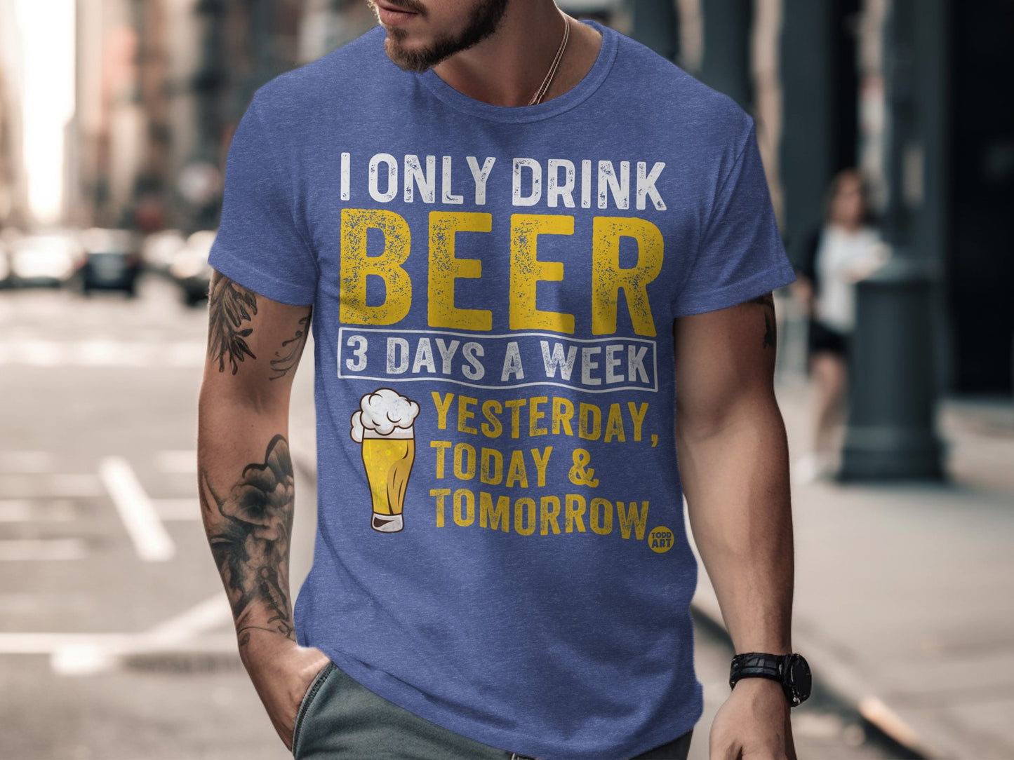 I Only Drink Beer 3 Days A Week Funny Shirt product