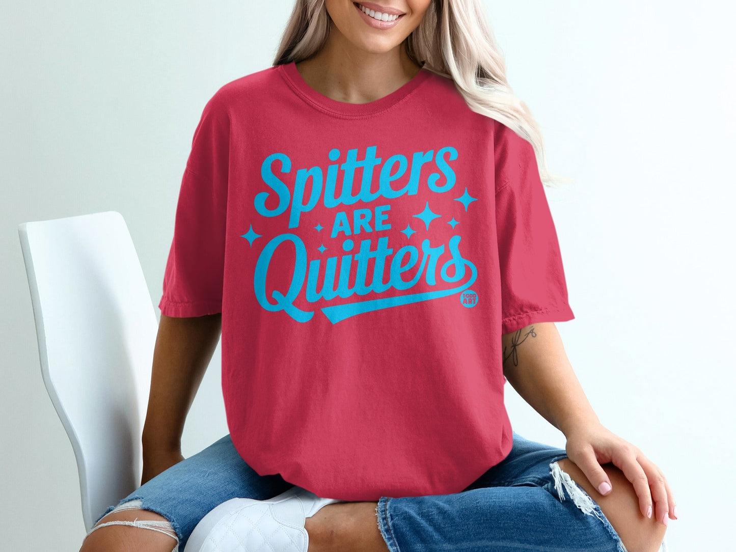 Spitters Are Quitters Graphic T-Shirt Funny Shirt