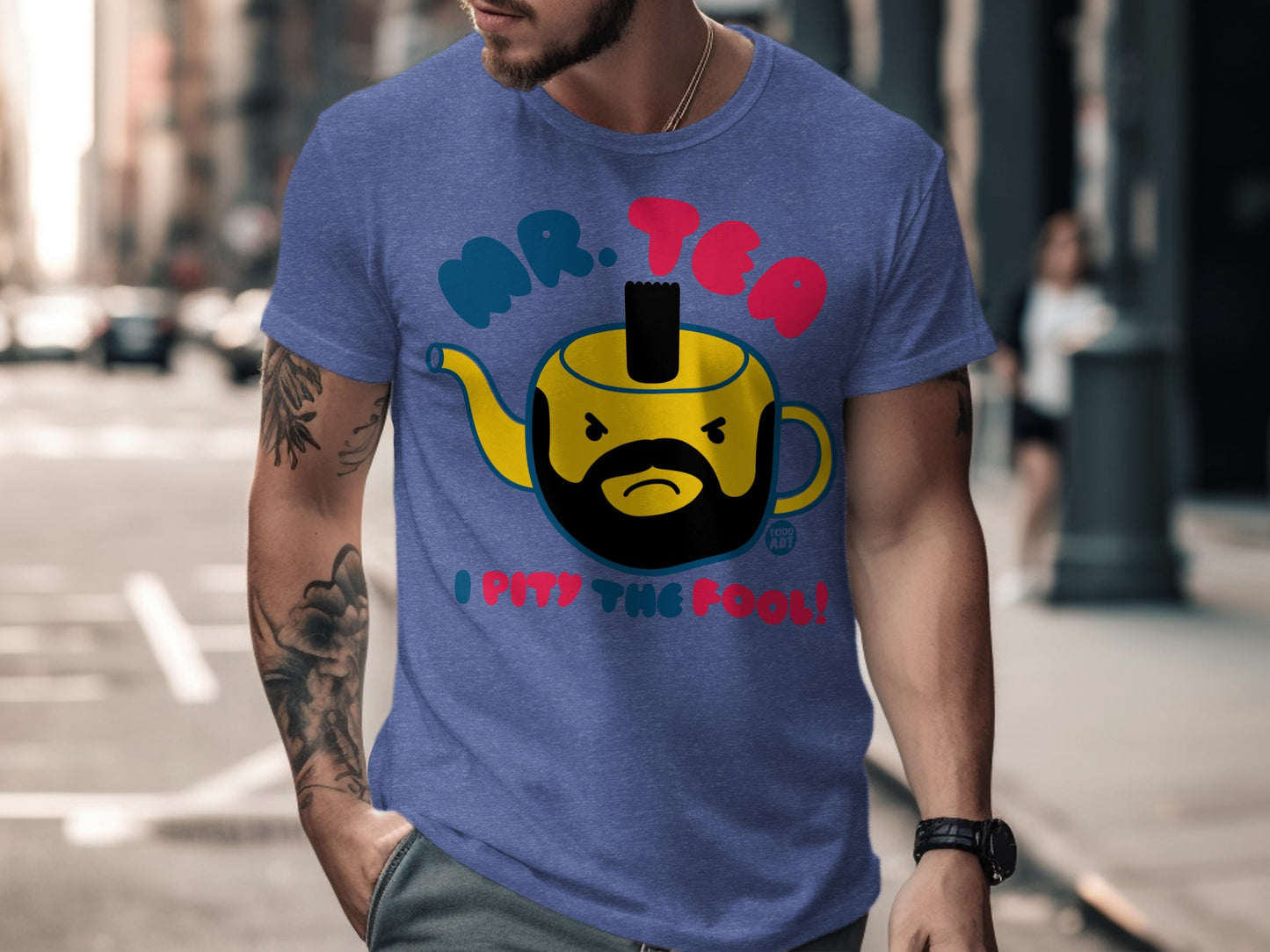 Mr. Tea I Pity The Fool Graphic T-Shirt product type