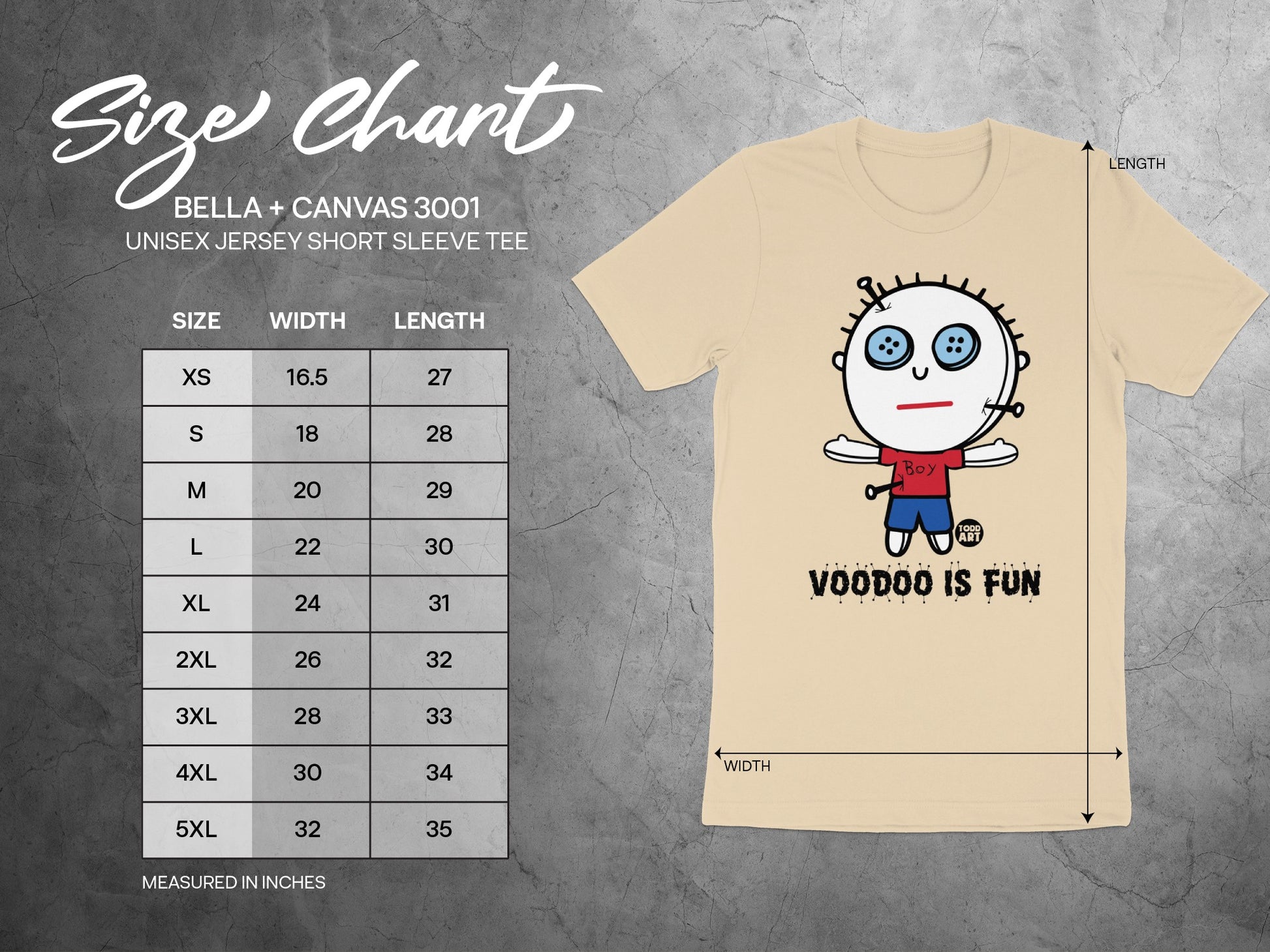 Voodoo is Fun sizes XS to 5XL Bella Canvas product