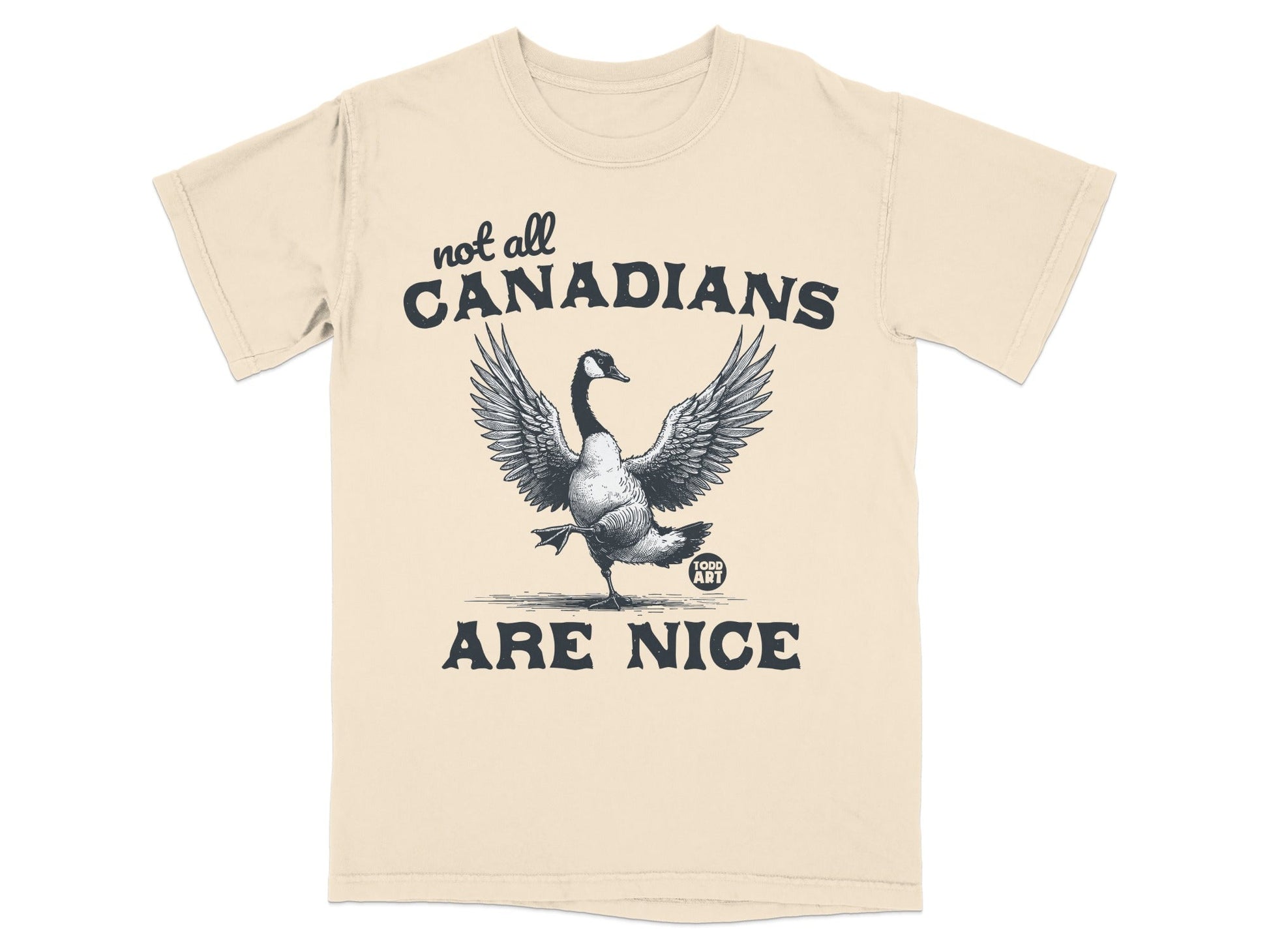 Not All Canadians Are Nice Funny Graphic T-shirt