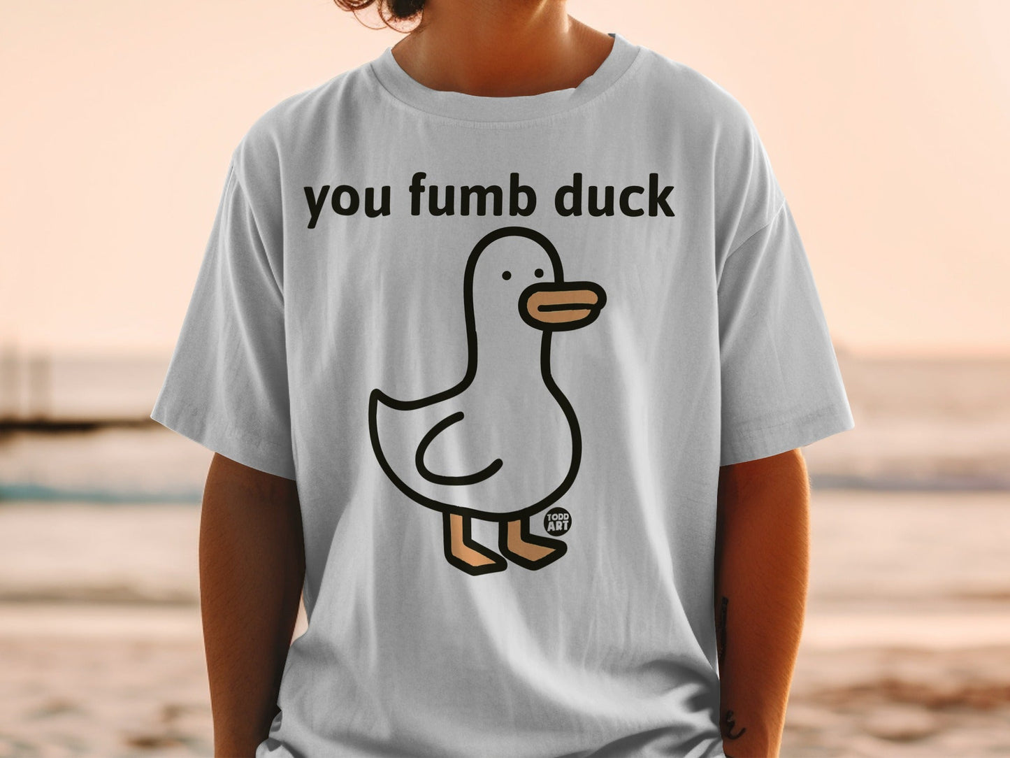 You Fumb Duck Graphic Funny Sarcastic T-shirt