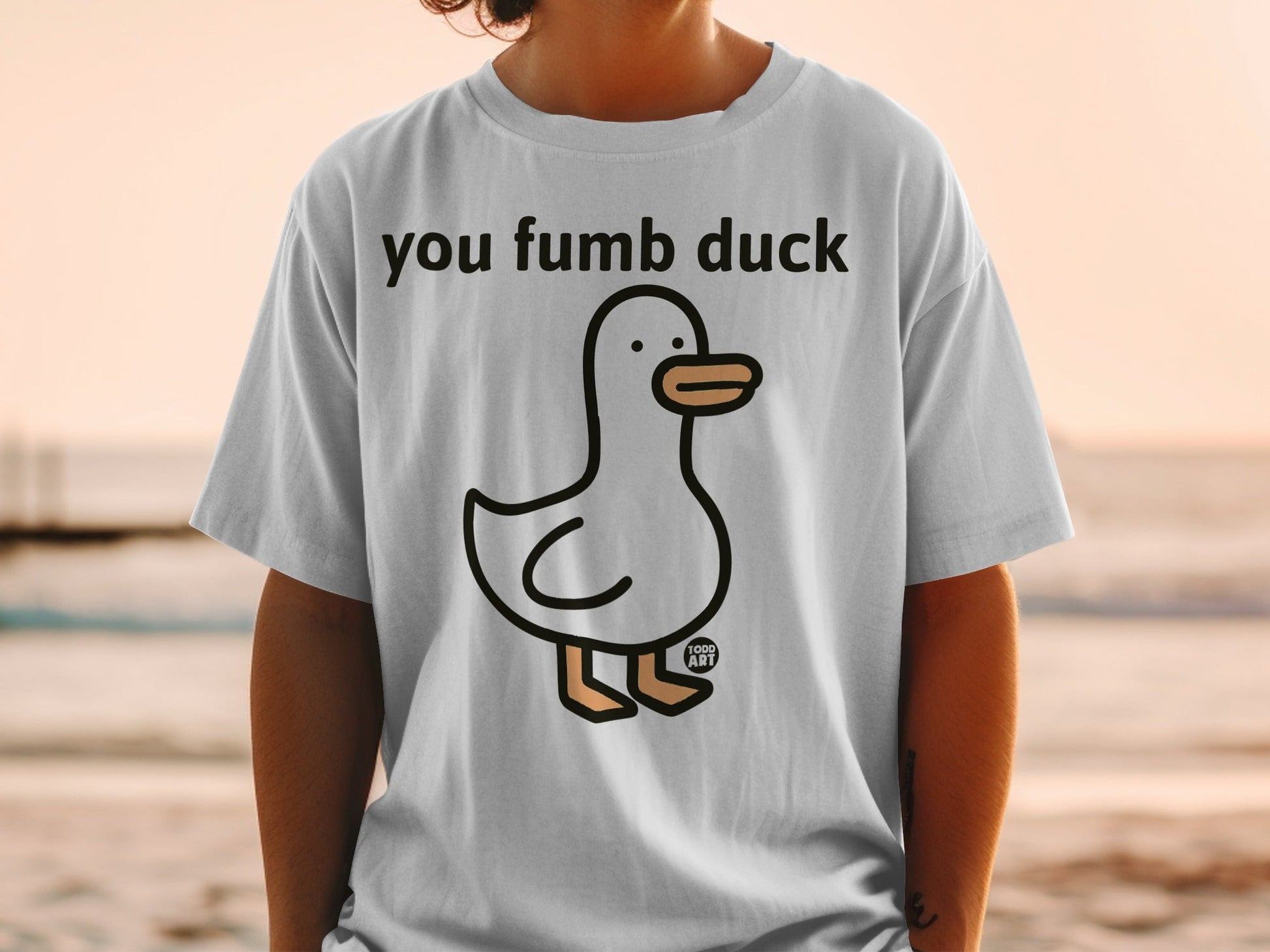 You Fumb Duck Graphic Funny Sarcastic T-shirt