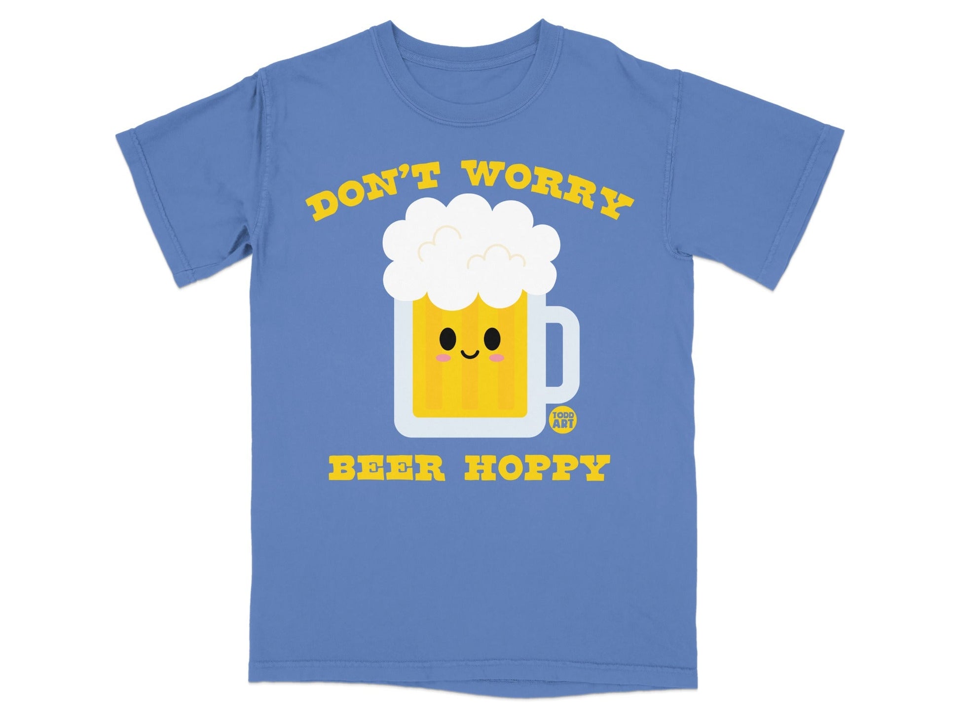 Don't Worry Beer Hoppy Cute Beer Mug Graphic T-Shirt
