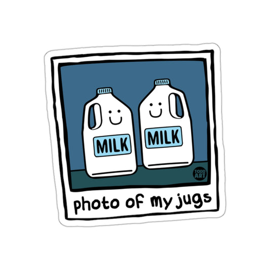 Photo of My Jugs Featuring Milk Design Art sticker