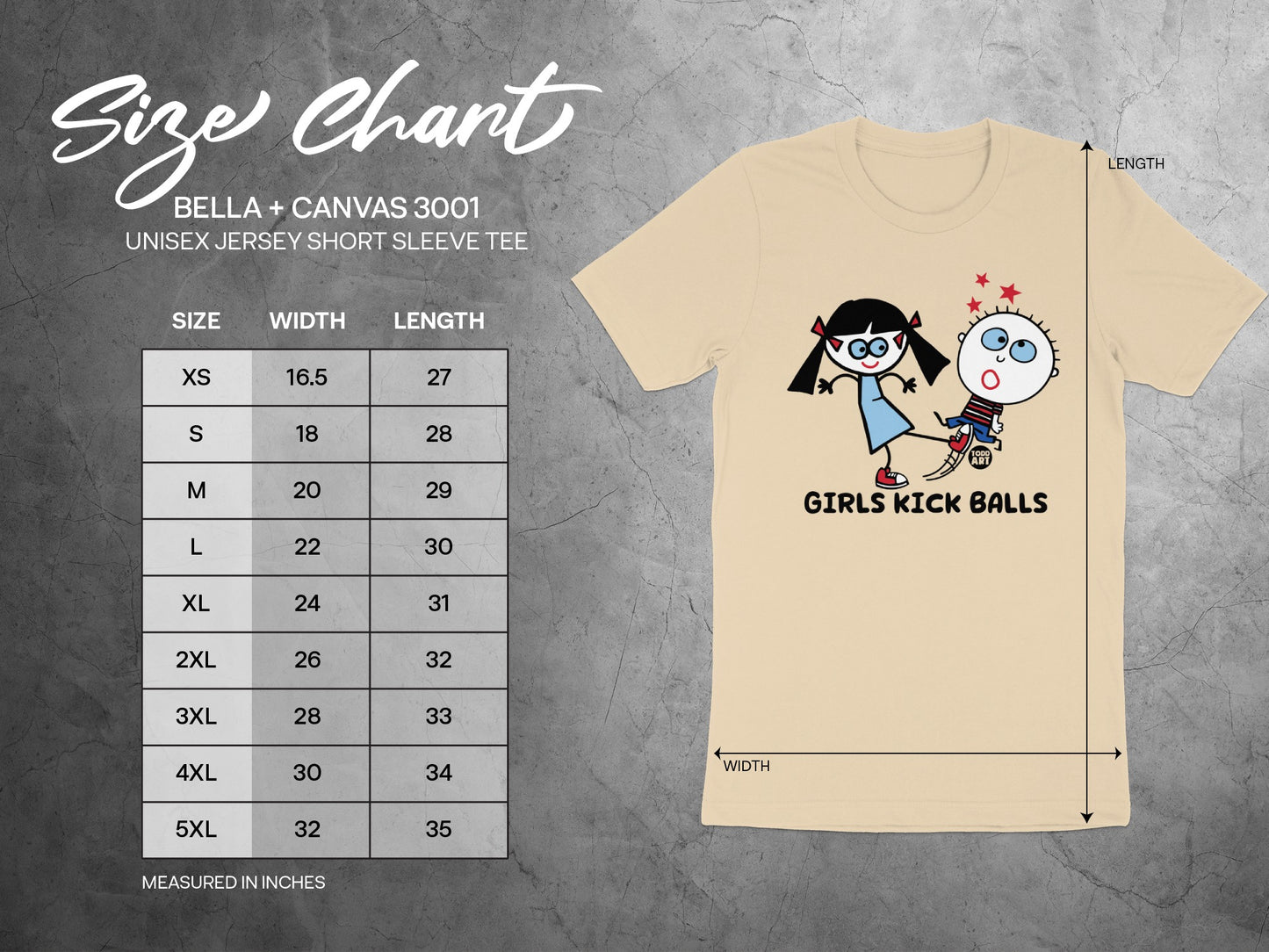 Funny Cartoon Characters Girls Kick Balls T-Shirt