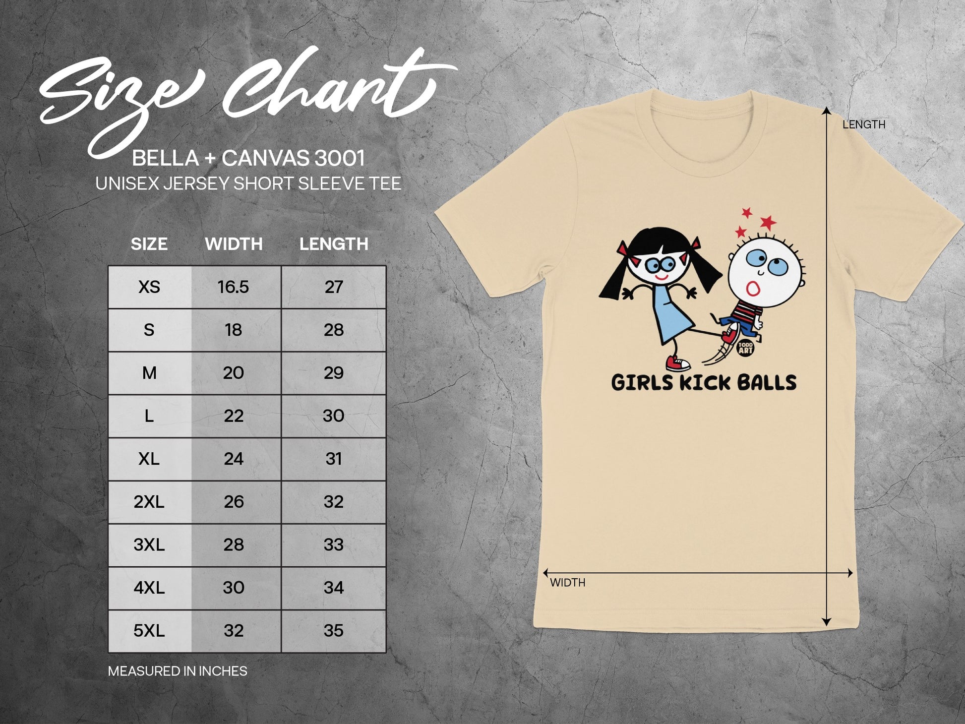 Funny Cartoon Characters Girls Kick Balls T-Shirt