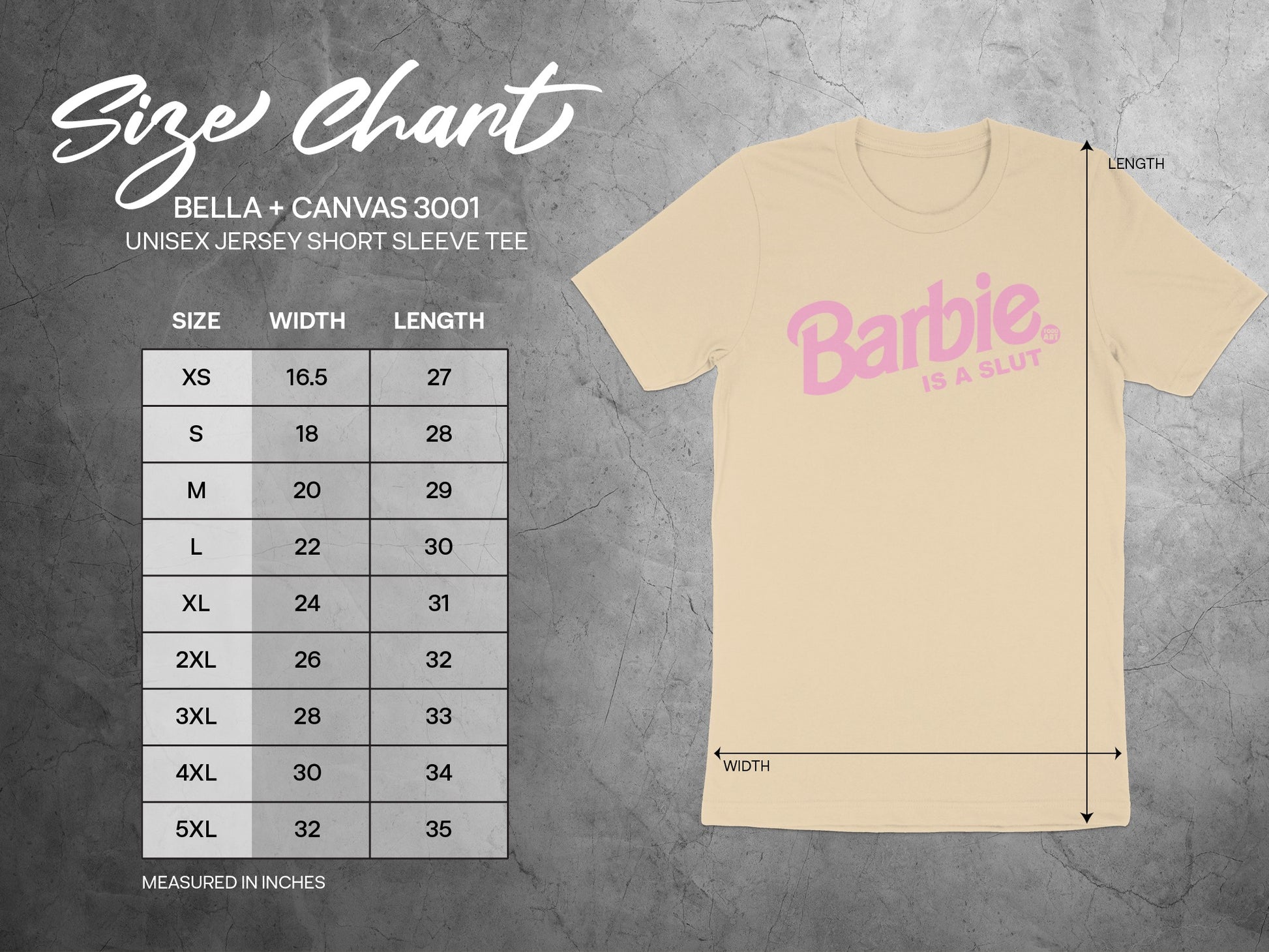 Barbie Is A Slut Unisex Jersey Short Sleeve Tee