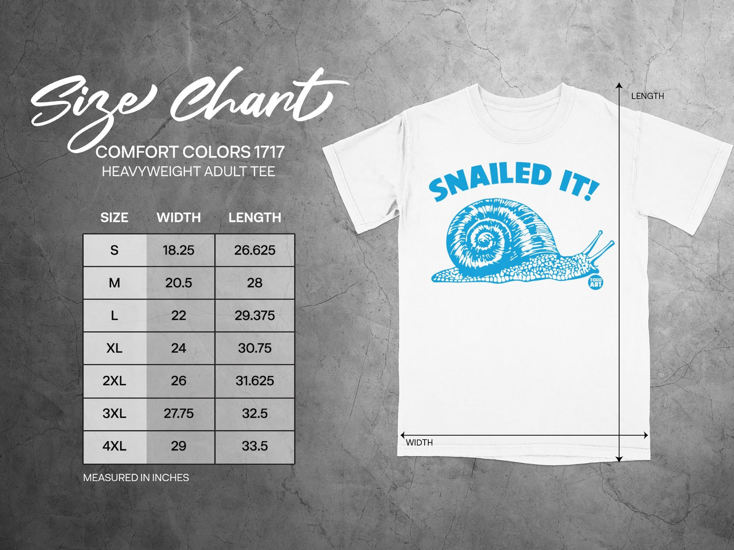 Nailed It Snail Design Tee for Comfort and Style