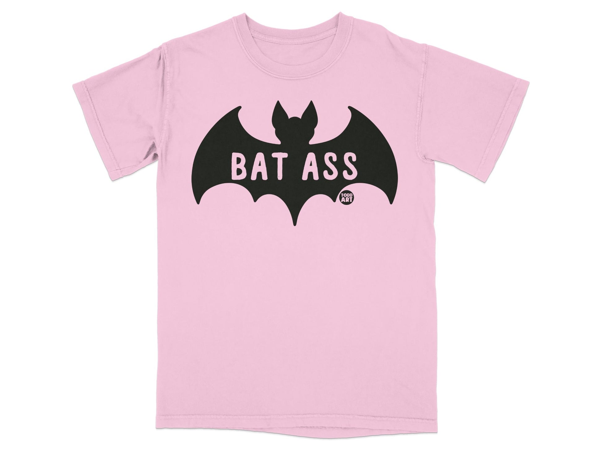 Bat Ass Graphic Tee Halloween Theme Shirt