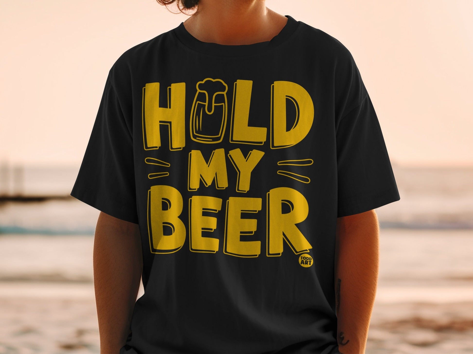 Hold My Beer Funny Graphic Unisex T-shirt