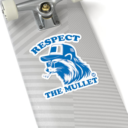 Respect the MulletTodd Art Sticker