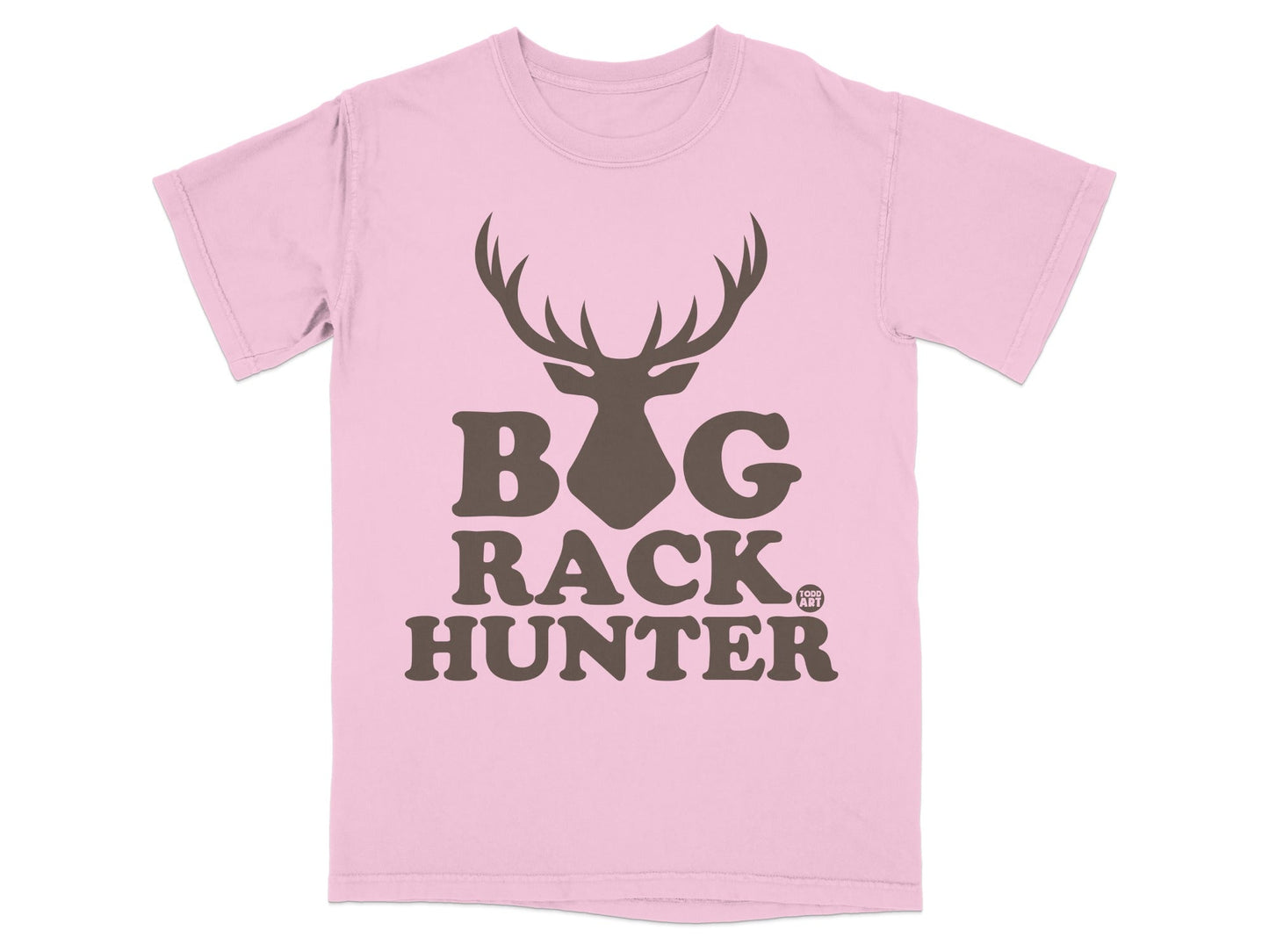 Big Rack Hunter Pink Graphic T-Shirt for Outdoors