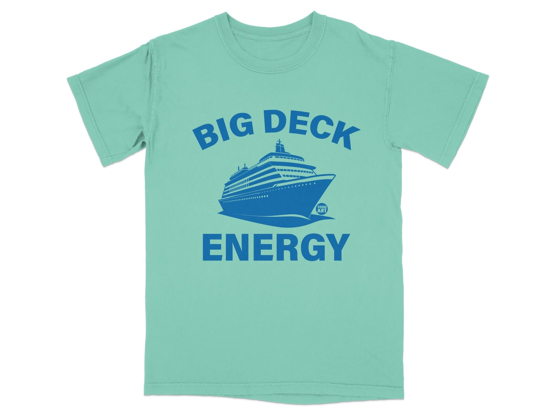 Big Deck Energy Cruise Ship Graphic T-shirt
