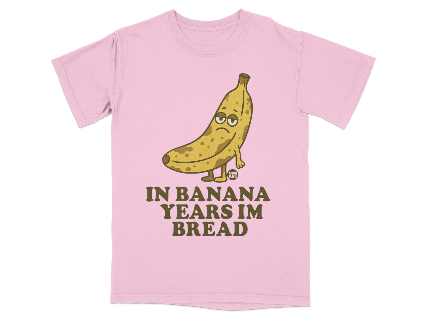 Sad spotted banana IN BANANA YEARS IM BREAD pink product type