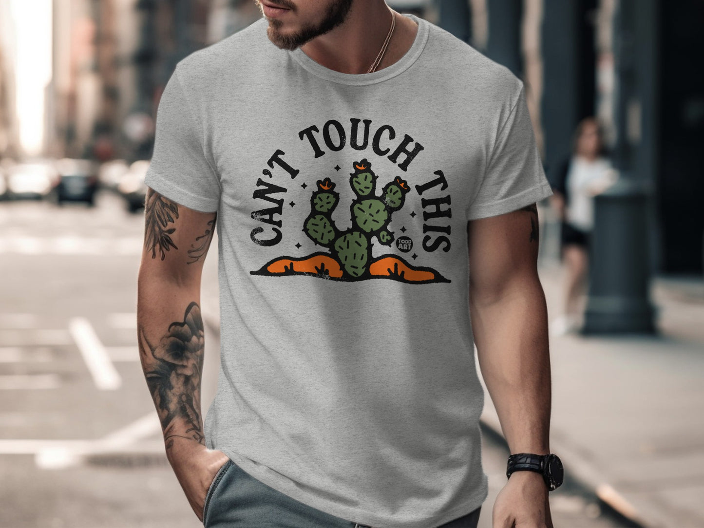 Can't Touch This Cactus Graphic T-shirt